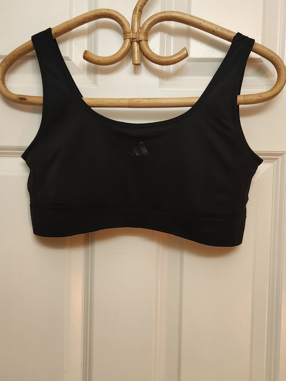 Adidas Women's Black Sports Bra - Supportive Everyday Comfort. Size L. No Tags.